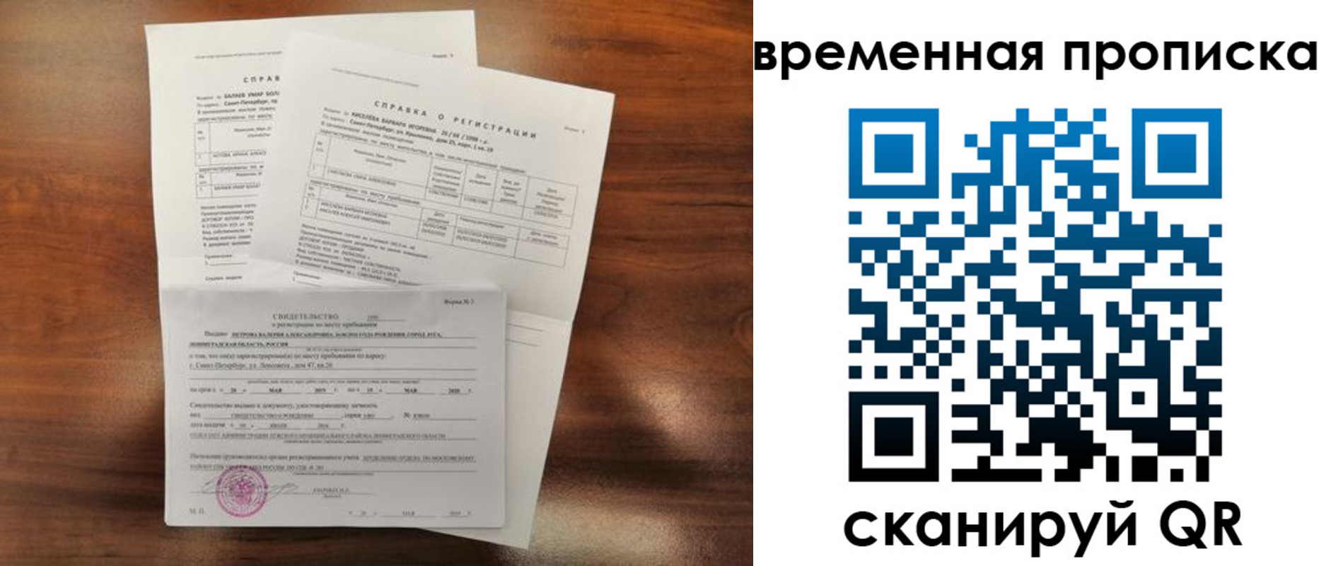 временная регистрация поиск в Коми